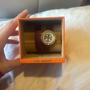 Tory Burch burgundy watch